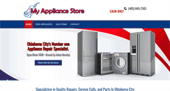 Desktop Screenshot of myappliancestore.com