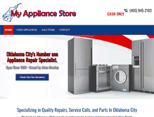 Tablet Screenshot of myappliancestore.com